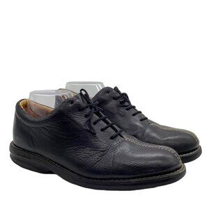 SANDRO MOSCOLONI Vineyard Leather Split Toe Derby Shoes 8.5 Oxford Lace Up Dress